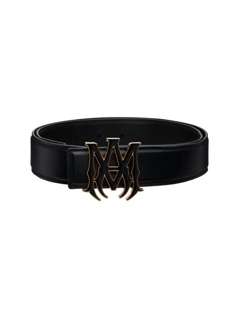 AMIRI Black 'MA' Core Logo Belt