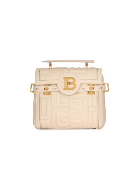 Balmain B-Buzz 23 bag in monogram quilted leather