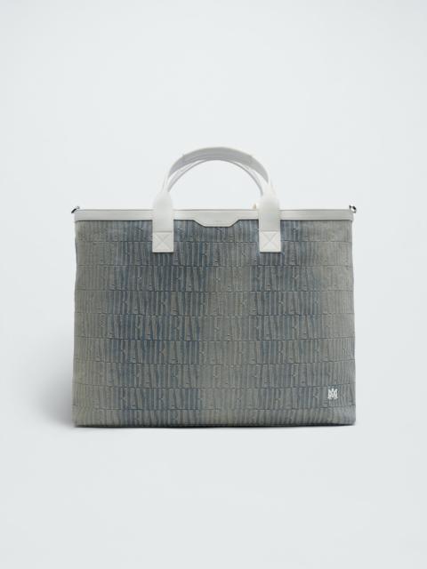 AMIRI AMIRI JACQUARD DENIM TOTE