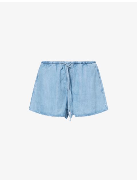 GOOD AMERICAN Relaxed-Fit Denim Shorts