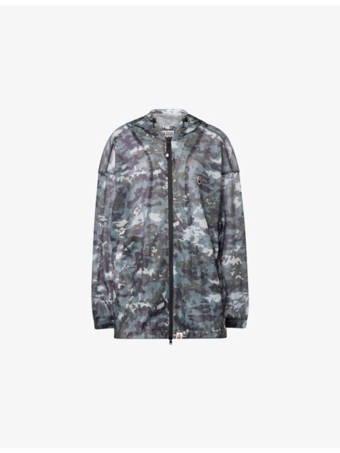 A BATHING APE® Multi-Pixel Camo-Print Mesh Hoody