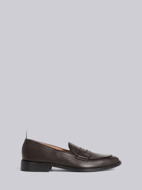 Thom Browne VITELLO CALF LEATHER VARSITY PENNY LOAFER