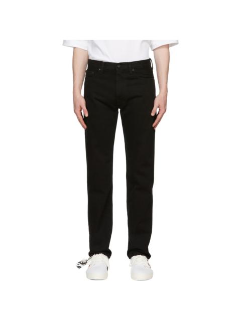 Off-White Black Diag Pocket Slim Jeans