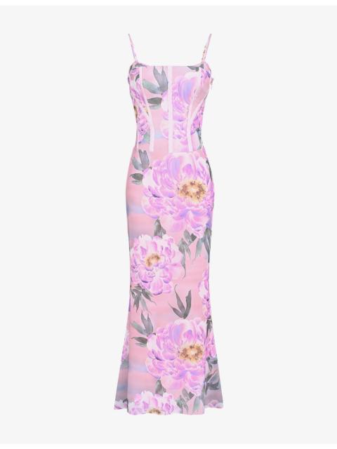 House of CB Antonina Corset Lace Maxi Dress