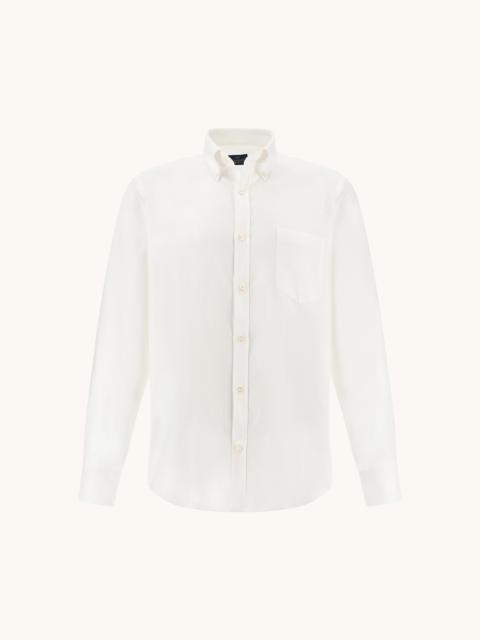 Paul & Shark SOFFIO COTTON SHIRT WITH DAMIER PATTERN