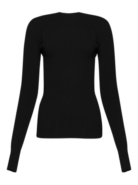 Rick Owens ribbed open-back top