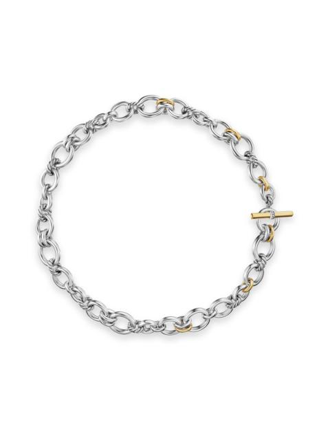 DAVID YURMAN Women's DY Mercer Chain Necklace in Sterling Silver - Diamond