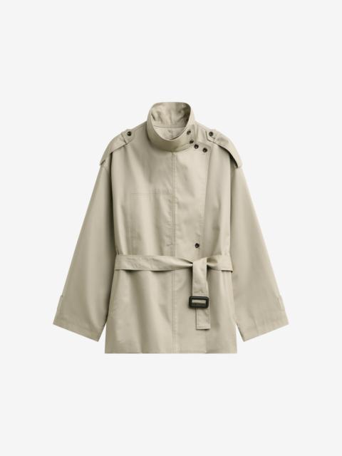 The Frankie Shop Schagen Short Trench - Beige