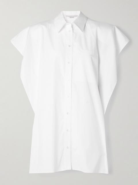Stella McCartney Oversized Organic Cotton-poplin Mini Shirt Dress