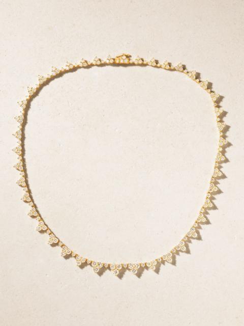 ANITA KO Eternity 18-karat gold diamond choker Gold