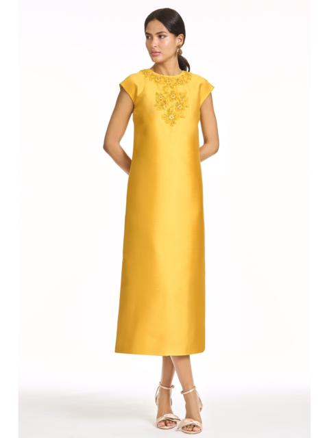 SACHIN & BABI GWENDOLYN GOWN - SAFFRON