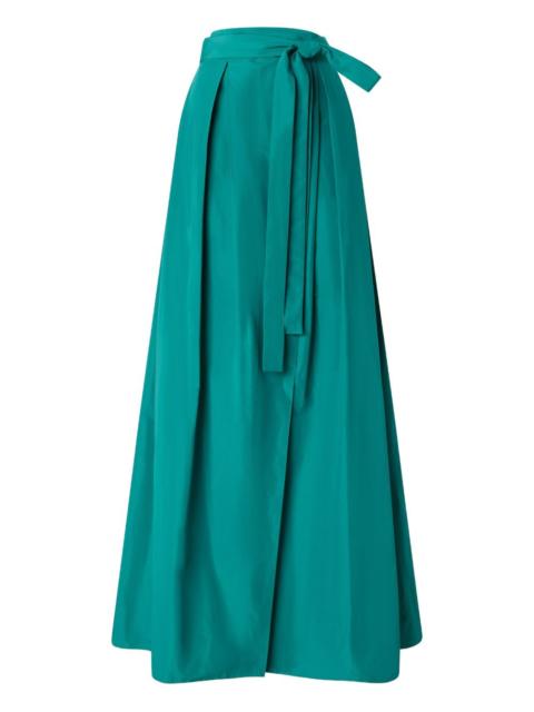 PINKO tie-waist pleated maxi skirt