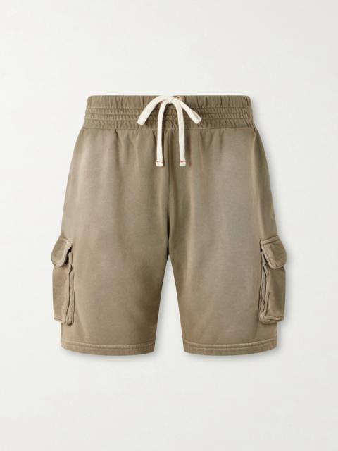 LES TIEN Yacht Straight-Leg Cotton-Jersey Cargo Shorts