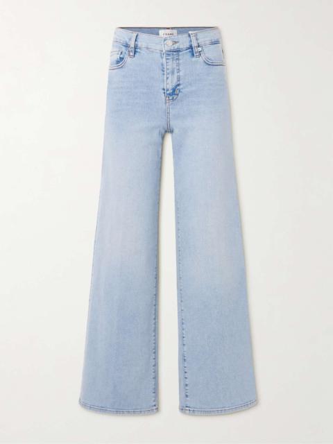 FRAME Le Slim Palazzo straight-leg jeans Light denim