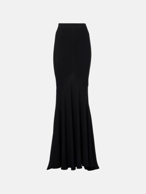 PATOU Crêpe maxi skirt