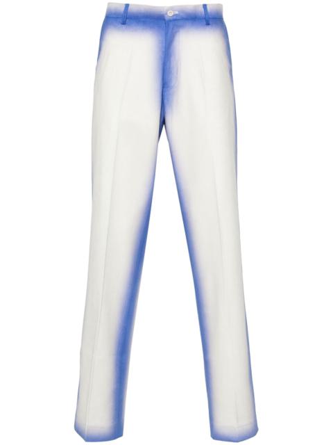 gradient-effect trousers