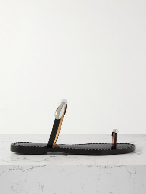 AMANU The Samburu Embellished Leather Sandals