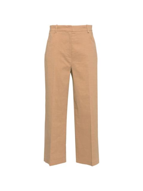 Protesilao linen blend cropped trousers
