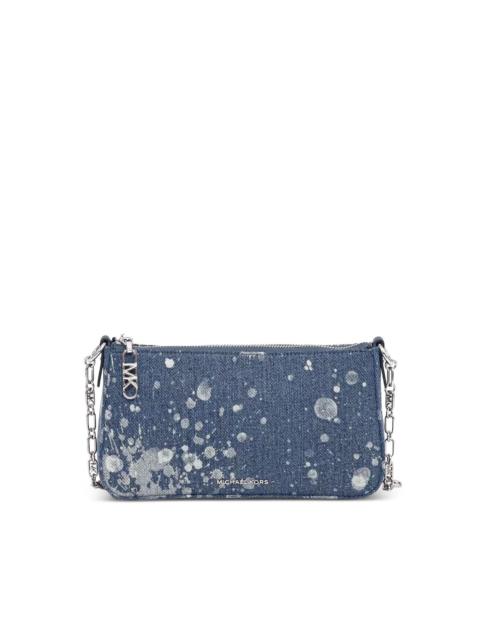 MICHAEL KORS Empire denim splatter-print shoulder bag