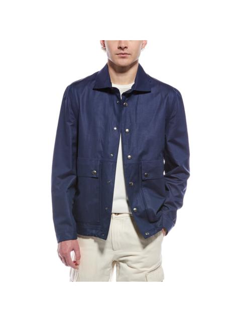 Brunello Cucinelli Linen & Silk-Blend Jacket
