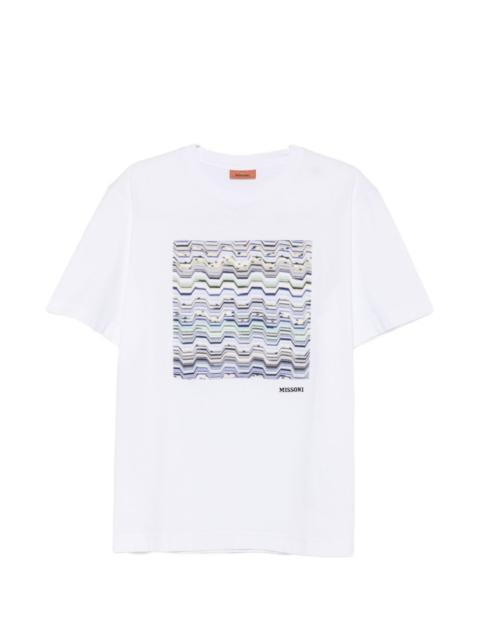 Missoni zigzag-embellishment T-shirt