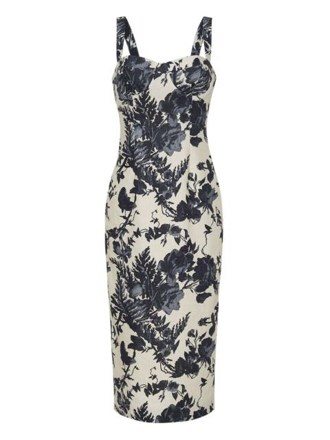 Cara Cara Claudine floral-print midi dress