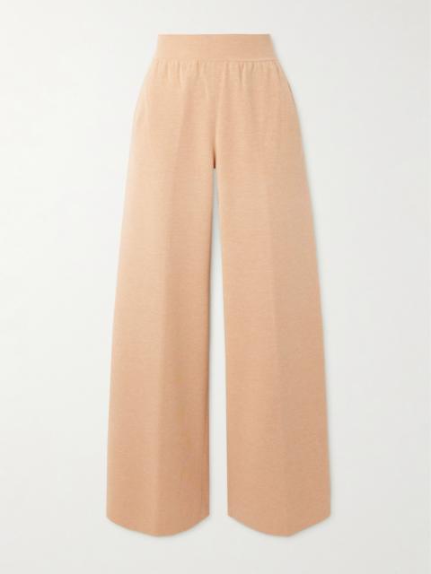 Loro Piana Cashmere And Silk-blend Wide-leg Pants