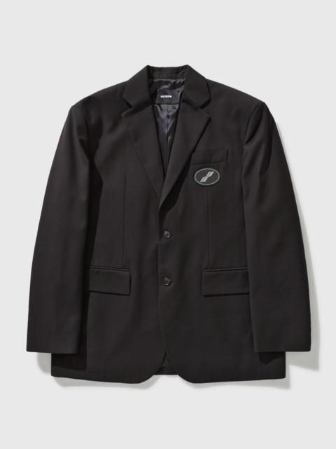 We11done OVERSIZED SUIT LOGO BLAZER