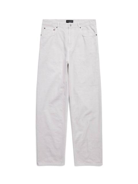 BALENCIAGA Loose Fit Jeans in White