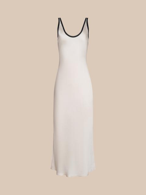 L'AGENCE Akiya Satin Maxi Dress