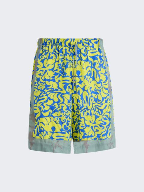 Dries Van Noten Piperi Shorts Yellow
