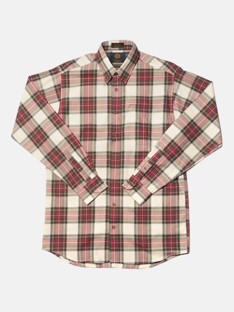 J. PRESS MADE-IN-CANADA DRESS STEWART TARTAN VIYELLA SPORT SHIRT