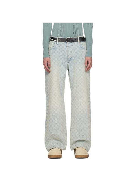 MISBHV Blue Monogram Jeans