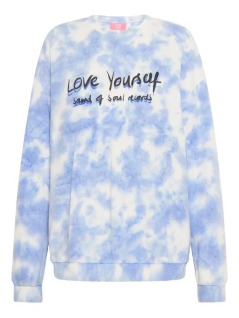 ONE TEASPOON tie-dye round-neck sweatshirt