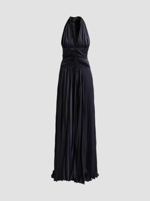 A.L.C. A. L.C. Women's Sabine Halterneck Pleated Gown - Evening Blue
