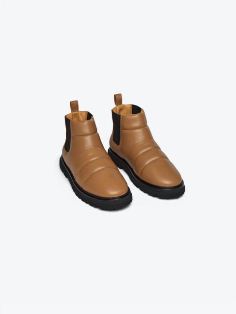 Nanushka BEDE - Rounded toe boot - Nut brown
