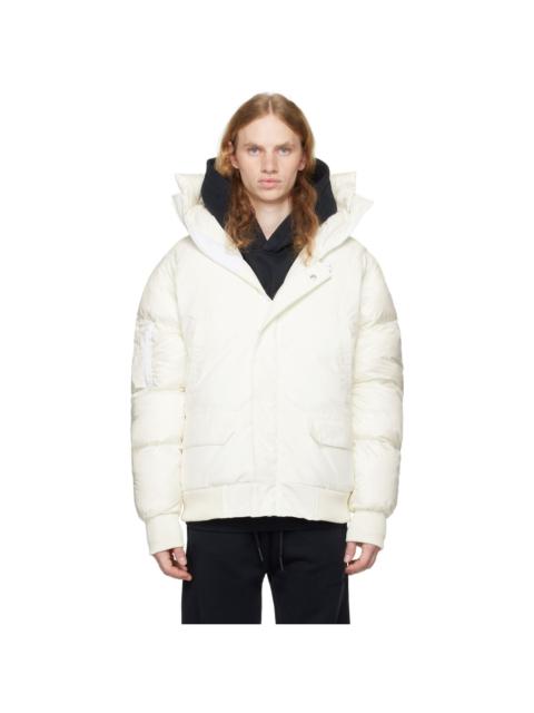 Canada Goose White 'Paradigm' Chilliwack Bomber Down Jacket