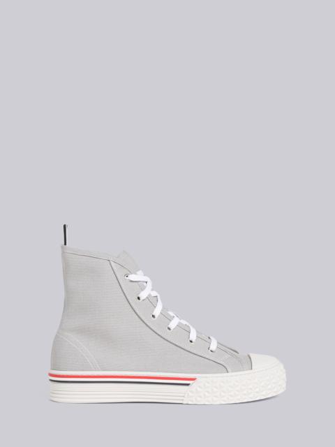 Thom Browne CANVAS TARTAN SOLE COLLEGIATE FOOTBALL HIGH TOP