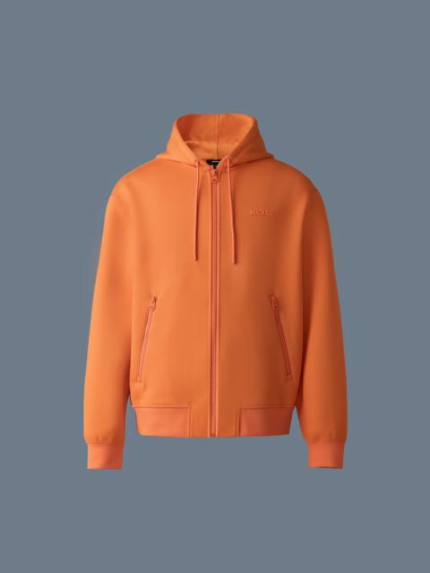 MACKAGE KRYSTOS Double-face Jersey zip-up hoodie