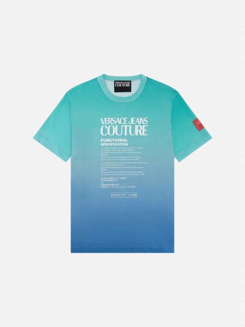 VERSACE JEANS COUTURE Logo Tie Dye T-Shirt