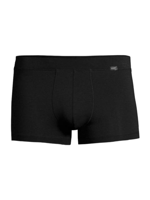HANRO Men's Natural Function Boxer Briefs - Deep Black