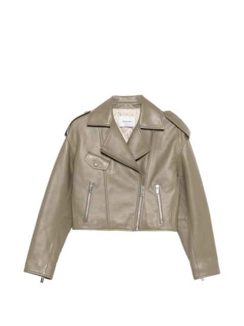 Yves Salomon zip-fastening lambskin jacket