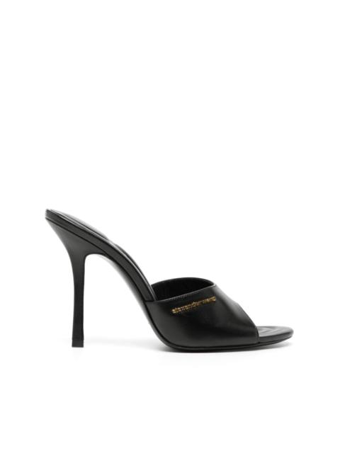 Alexander Wang 110mm open-toe leather mules