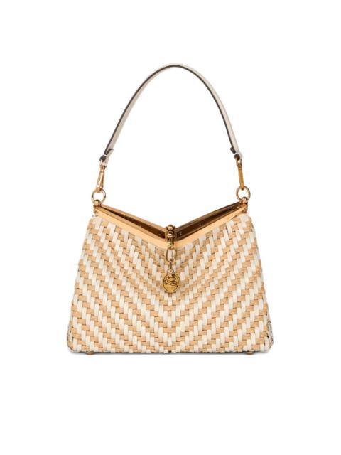 Etro medium Vela woven leather shoulder bag