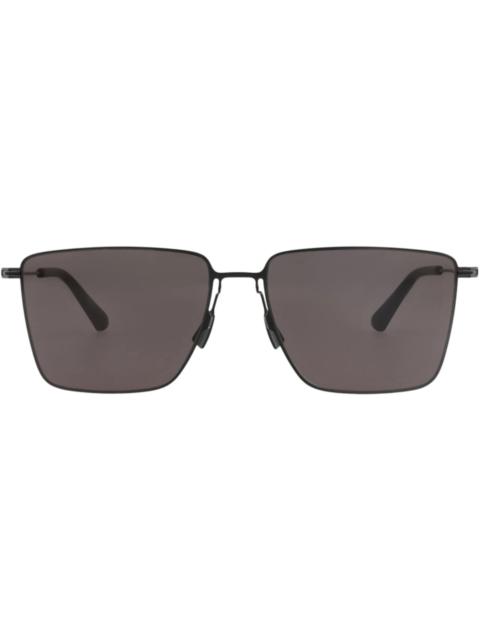 Bottega Veneta Bottega Veneta Square-Frame Metal Sunglasses Black Black Grey (BV1267S-30014575-001)