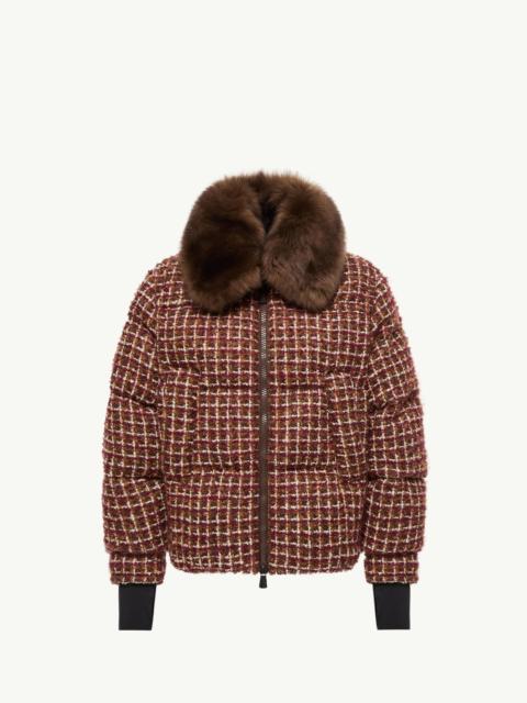 Moncler Grenoble Sandane Tweed Short Down Jacket