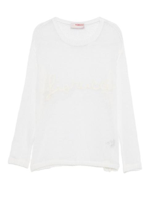 FIORUCCI embroidered mesh sweater