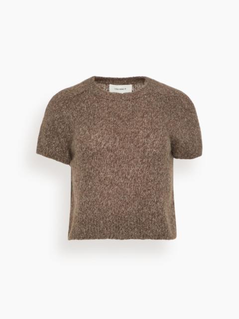 LISA YANG Siona T-Shirt in Soft Bark