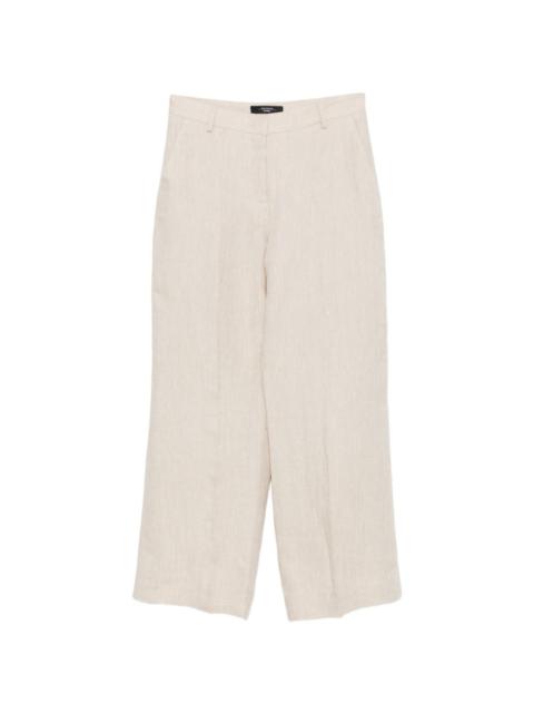 WEEKEND Max Mara Malizia pressed-crease pallazo pants
