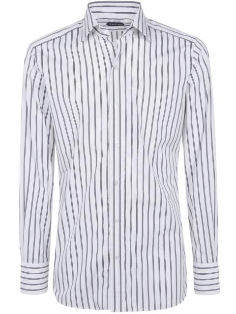 TOM FORD Shirt Slim Fit "Popeline Stripe"